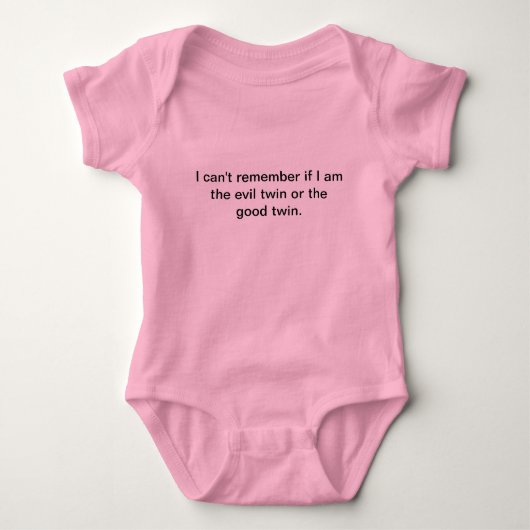 gutes oder schlechtes Baby Strampler (Vorderseite)