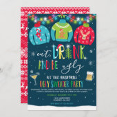 Gutes Party im Süßigkeitsgewächs lädt zum Trinken Einladung (Vorne/Hinten)