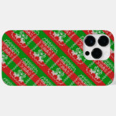 Gutes Pullover-Muster Jingle Glocken Merry Xmas Ga Case-Mate iPhone Hülle (Rückseite (Horizontal))