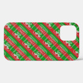 Gutes Pullover-Muster Jingle Glocken Merry Xmas Ga Case-Mate iPhone Hülle (Rückseite (Horizontal))