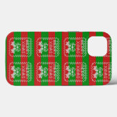 Gutes Pullover-Muster Jingle Glocken Merry Xmas Ga Case-Mate iPhone Hülle (Rückseite (Horizontal))
