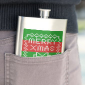 Gutes Pullover-Muster Jingle Glocken Merry Xmas Ga Flachmann (Beispiel)