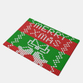 Gutes Pullover-Muster Jingle Glocken Merry Xmas Ga Fußmatte (Schrägansicht)