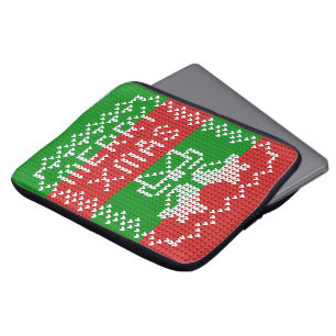 Gutes Pullover-Muster Jingle Glocken Merry Xmas Ga Laptopschutzhülle