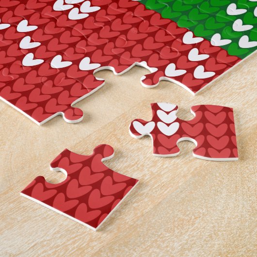 Gutes Pullover-Muster Jingle Glocken Merry Xmas Ga Puzzle (Seite)