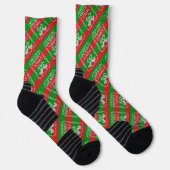 Gutes Pullover-Muster Jingle Glocken Merry Xmas Ga Socken (Rechts)