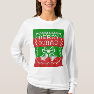 Gutes Pullover-Muster Jingle Glocken Merry Xmas Ga T-Shirt