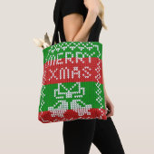 Gutes Pullover-Muster Jingle Glocken Merry Xmas Ga Tasche (Von Nahem)