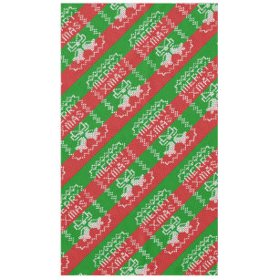 Gutes Pullover-Muster Jingle Glocken Merry Xmas Ga Tischdecke