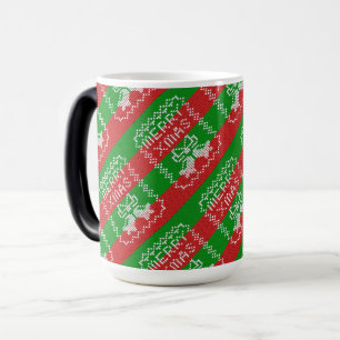 Gutes Pullover-Muster Jingle Glocken Merry Xmas Ga Verwandlungstasse