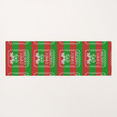 Gutes Pullover-Muster Jingle Glocken Merry Xmas Ga Yogamatte (Rückseite (Horizontal))