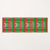 Gutes Pullover-Muster Jingle Glocken Merry Xmas Ga Yogamatte (Vorderseite (Horizontal))