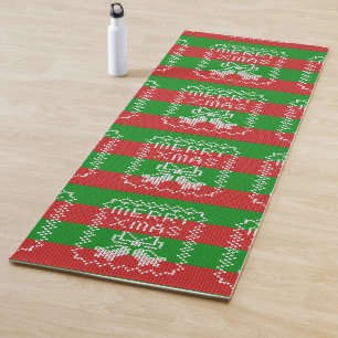 Gutes Pullover-Muster Jingle Glocken Merry Xmas Ga Yogamatte