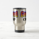 Gutes Rot zu blauem Transport Fülle der orange Reisebecher (Mittel)