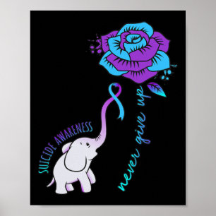 Gutes Selbstmordbewusstsein aufgeben Grafik Poster
