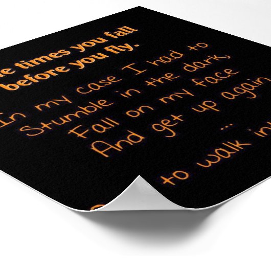 Gutes Spaß Poster (Ecke)