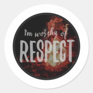 gutes Sprichwort für die Liebe, Selbstannahme Runder Aufkleber