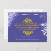 Gutes tun für die Nachbarkarte Postkarte (Vorne/Hinten)