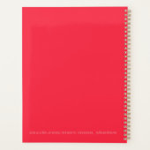 Gutes tun jetzt Rainbow Gefärbte Krawatte Boho Planer (Rückseite)