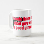 Gutes Typgewehr Kaffeetasse (Vorderseite Links)