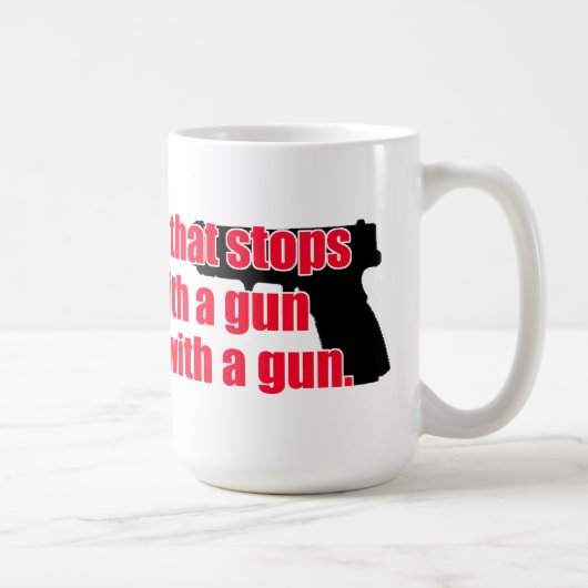 Gutes Typgewehr Kaffeetasse (Rechts)