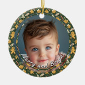 Gutes und helles Foto für benutzerdefiniertes Kind Keramik Ornament (Vorne)