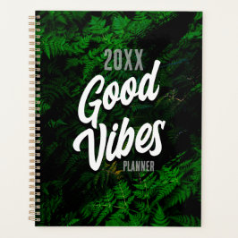 Gutes Vibes Green Leaf Design Planer