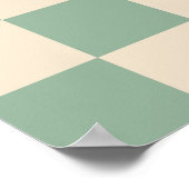 Gutes Vibes Groovy Retro Poster (Ecke)