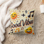 ☀️ + 🎶 = GUTES VIBES Kissen Kissen (Decke)