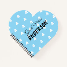 Gutes Vibes Monogramm mit dem Namen Blau