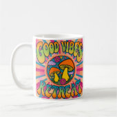 Gutes Vibes-Retreat-Pilz Kaffeetasse (Links)