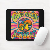 Gutes Vibes-Retreat-Pilz Mousepad (Mit Mouse)