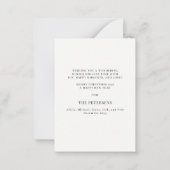 Gutes Weihnachtsfest im Foto Mitteilungskarte (Rückseite)