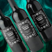 Gutes Zeit Halloween-Spirale Weinetikett