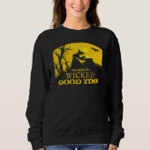 Gutes Zeit Halloween Sweatshirt (Vorderseite)