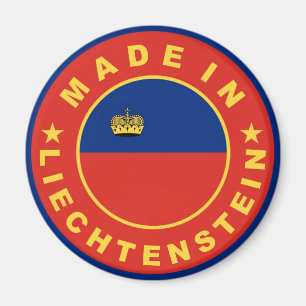Gütesiegel der liechtensteinischen Landesflagge Magnet