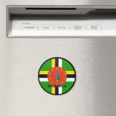 Gütesiegel Dominica Roundel Magnet (In Situ (Geschirrspüler))
