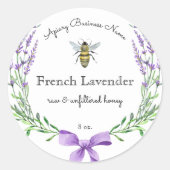 Gütesiegel für das französische Honigwerk Runder Aufkleber (Vorderseite)