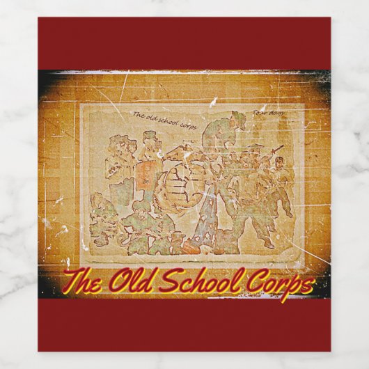 Gütesiegel für das Militärische Kunstkorps Weinetikett (Einzelnes Label)