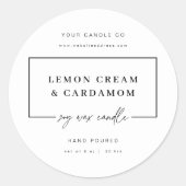 Gütesiegel für den Kleinstkorbsticker Runder Aufkleber (Vorderseite)