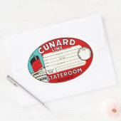 Gütesiegel für die Kantenlinie Ovaler Aufkleber (Umschlag)