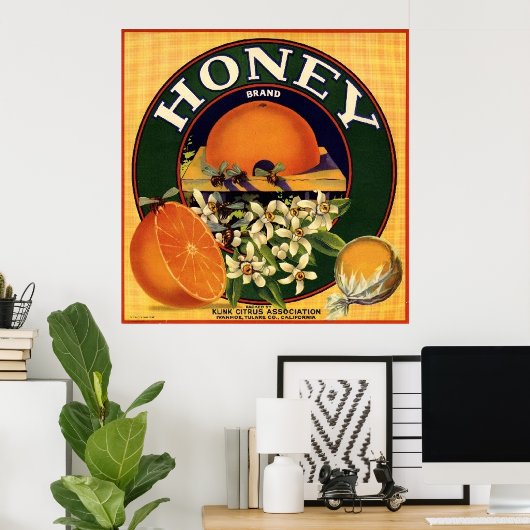 Gütesiegel für die Marke Citrus Crate Poster (Heimbüro)
