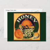 Gütesiegel für die Marke Citrus Crate Postkarte (Vorne/Hinten)