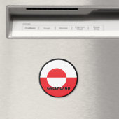Gütesiegel für Grönland-Roundel Magnet (In Situ (Geschirrspüler))