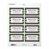 Gütesiegel für hausgemachte, lila Früchte (Vorne)