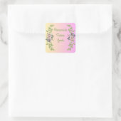 Gütesiegel für Heimwerker Quadratischer Aufkleber (Tasche)