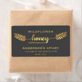 Gütesiegel für Honigzweig aus Gold (Insitu)