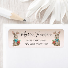 Gütesiegel für Osterwasserfarbe niedliche Cartoon