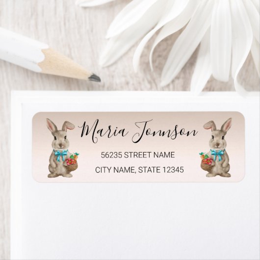 Gütesiegel für Osterwasserfarbe niedliche Cartoon (Insitu)