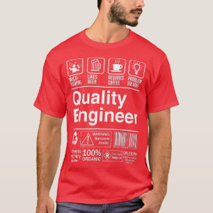 Gütesiegel für Qualitätsingenieure T-Shirt